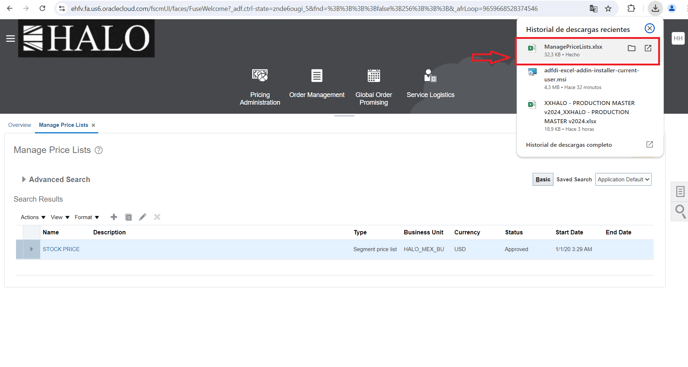 11. Open the downloaded file