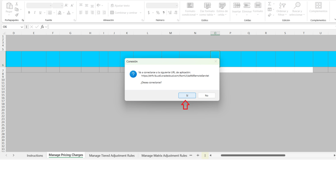 13. It will show a window asking if you want to open an URL, click on Yes,Si
