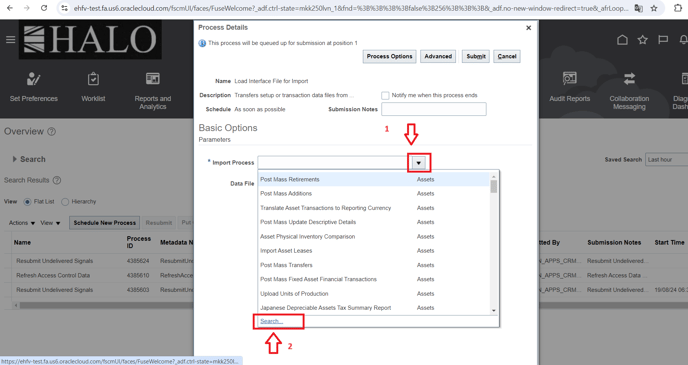 20. Now click again on the more options icon and click on search