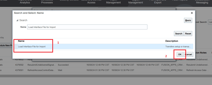 21. Select the option and click on Ok
