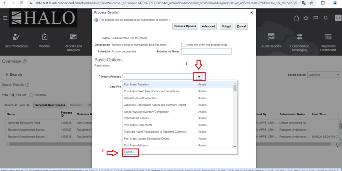 22. It will deploy a new window. Click on more options icon and then on search