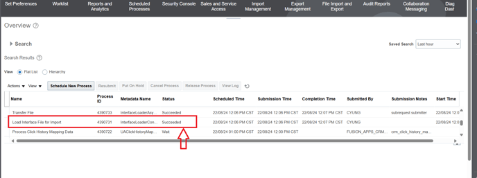 22. wait unitl proes is succedeed.
