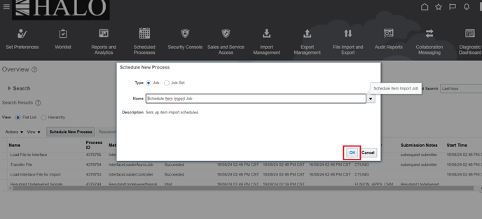36. Click again on Ok