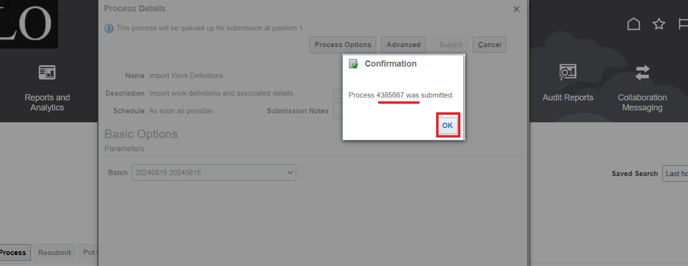 37. It will show the ID for this process. Wai until it is finished