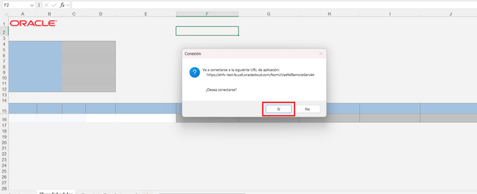 4. It will ask you if you want to connect, click on Yes or Si.