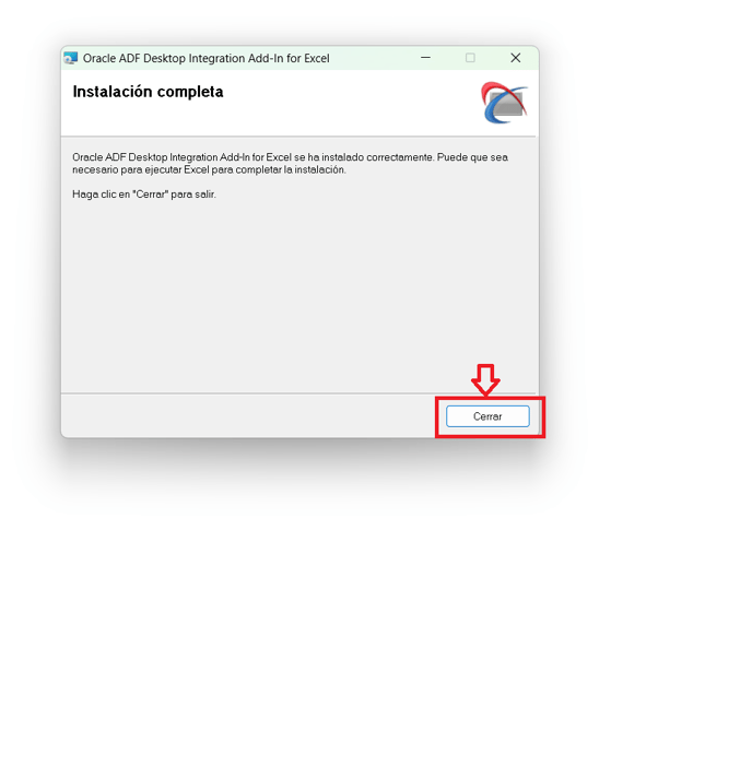 6. Finish the installation