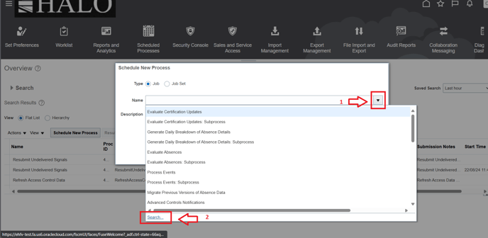 9, click on more optiosnicon and then on search